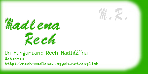 madlena rech business card